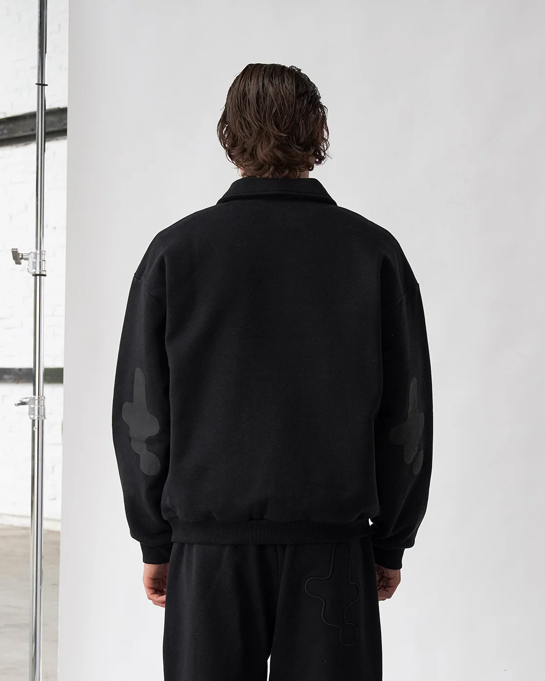 Baselayer Polo Sweater - Black - Image 6