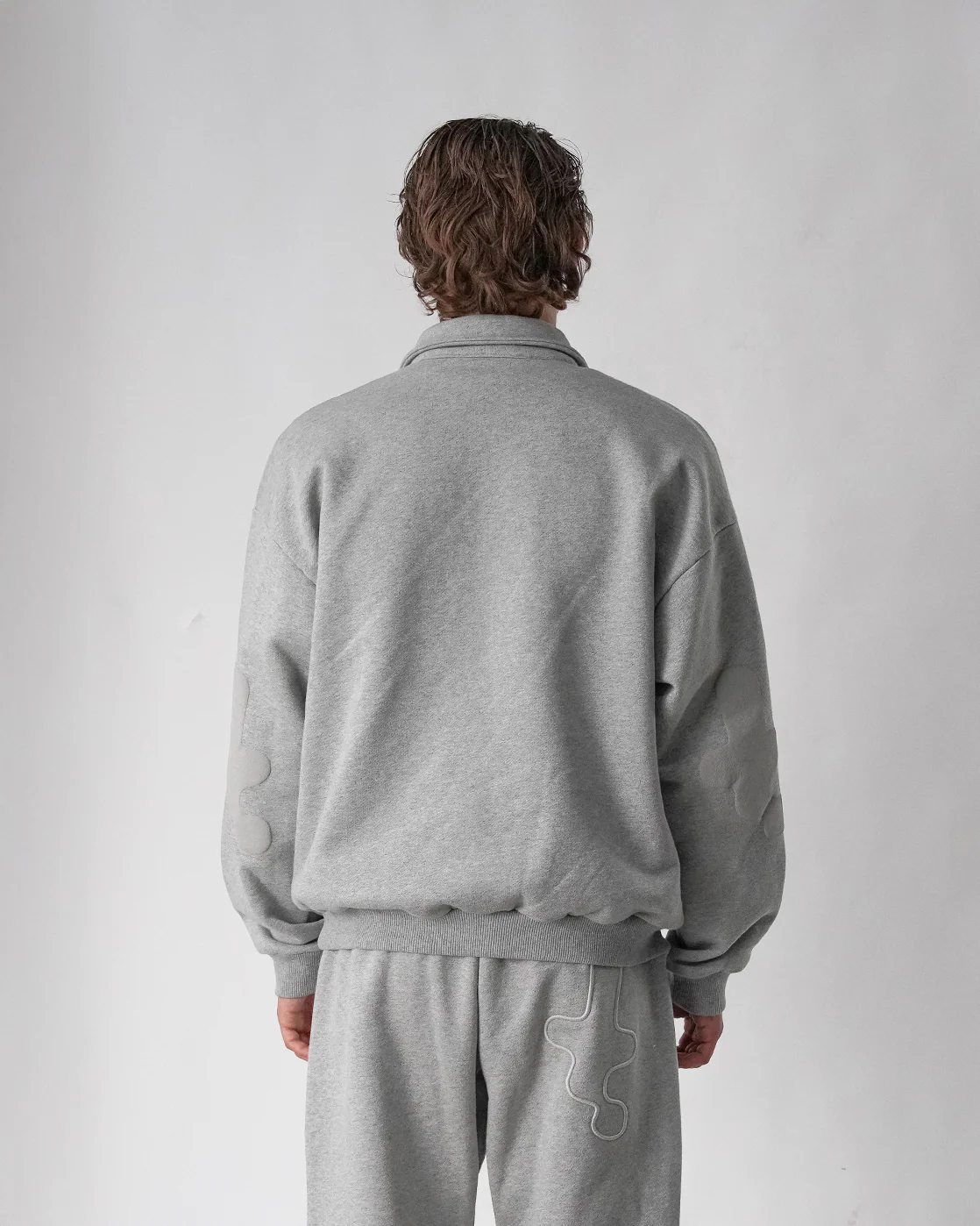 Baselayer Polo Sweater - Heather Grey - Image 7