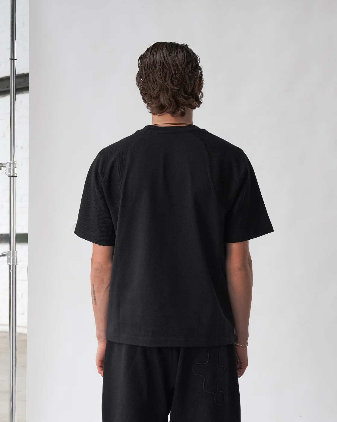 Baselayer Twotone Tee - Black - Image 5