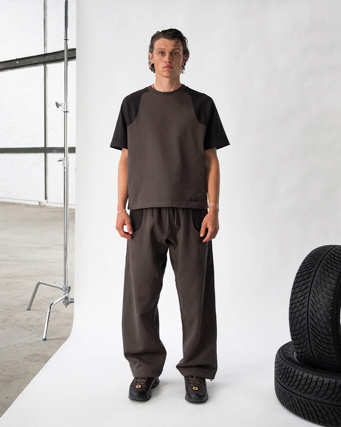 Baselayer Twotone Tee - Dark Chocolate - Image 3