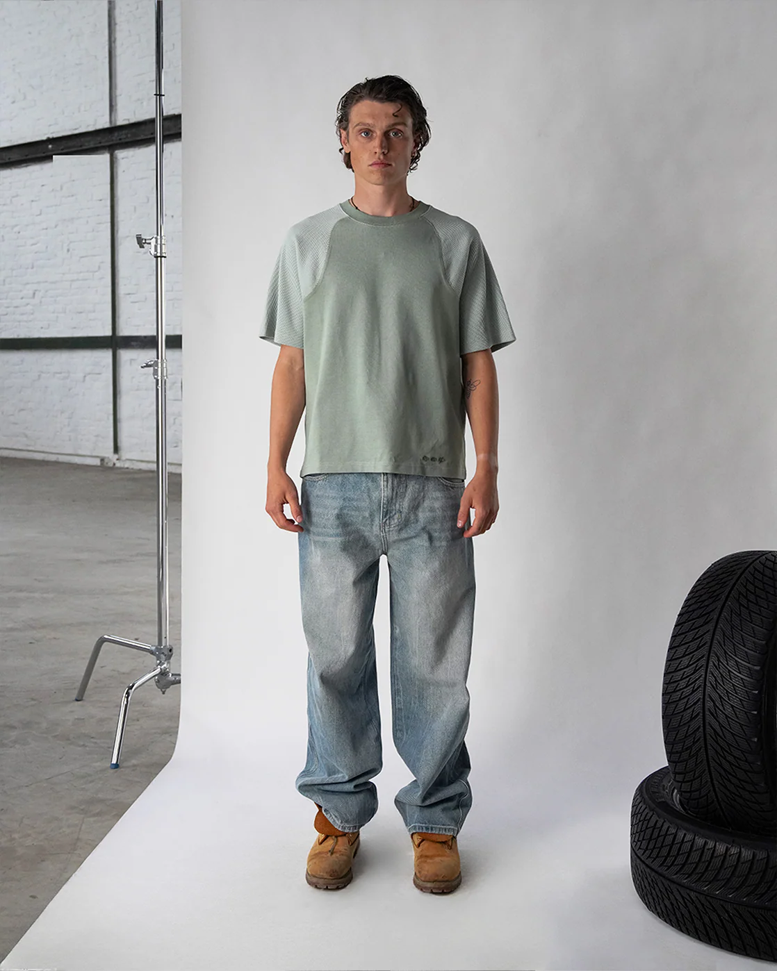 Baselayer Twotone Tee - Desert Green - Image 6