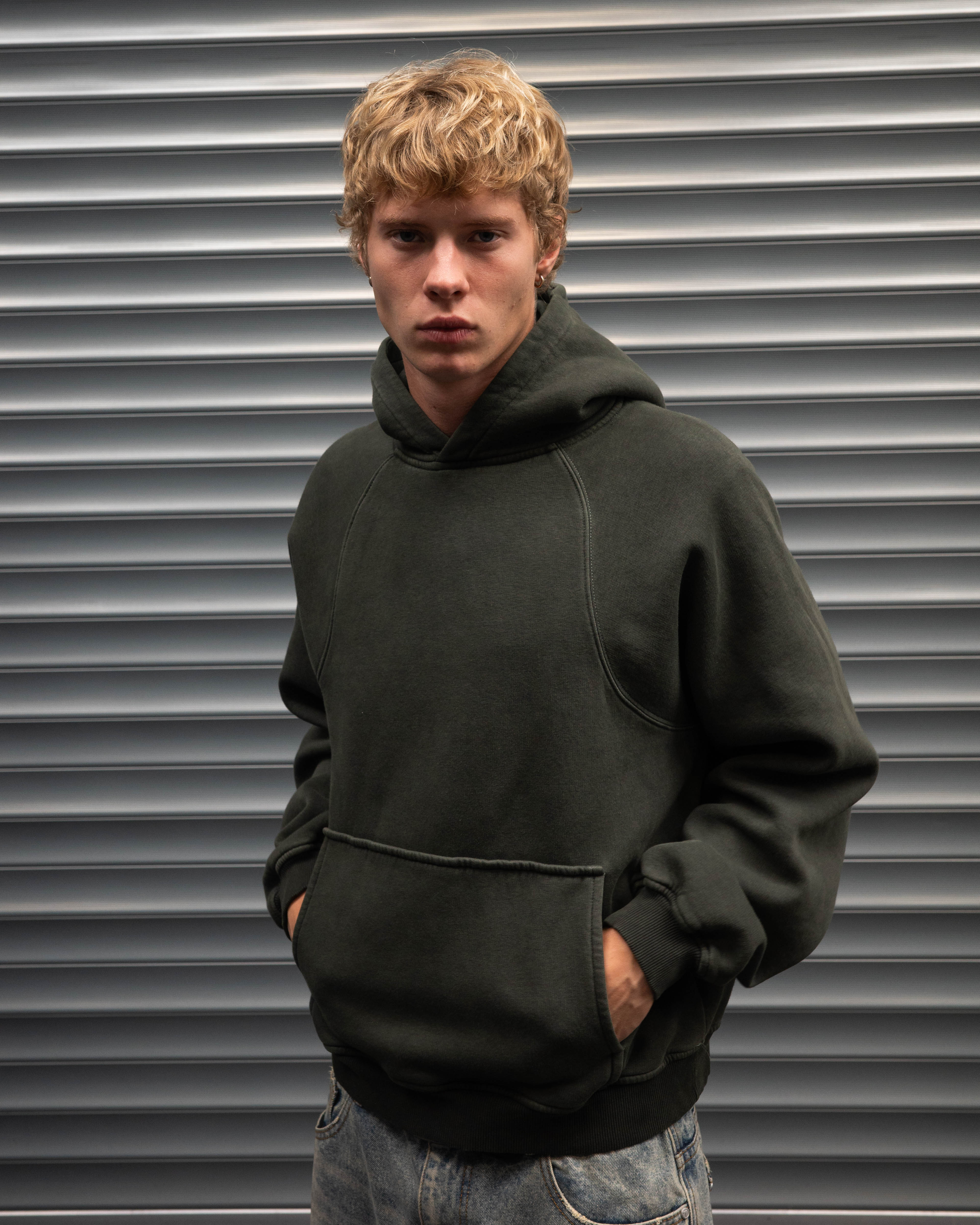 Vintage Baselayer Hoodie X 140F - slate grey - Image 3