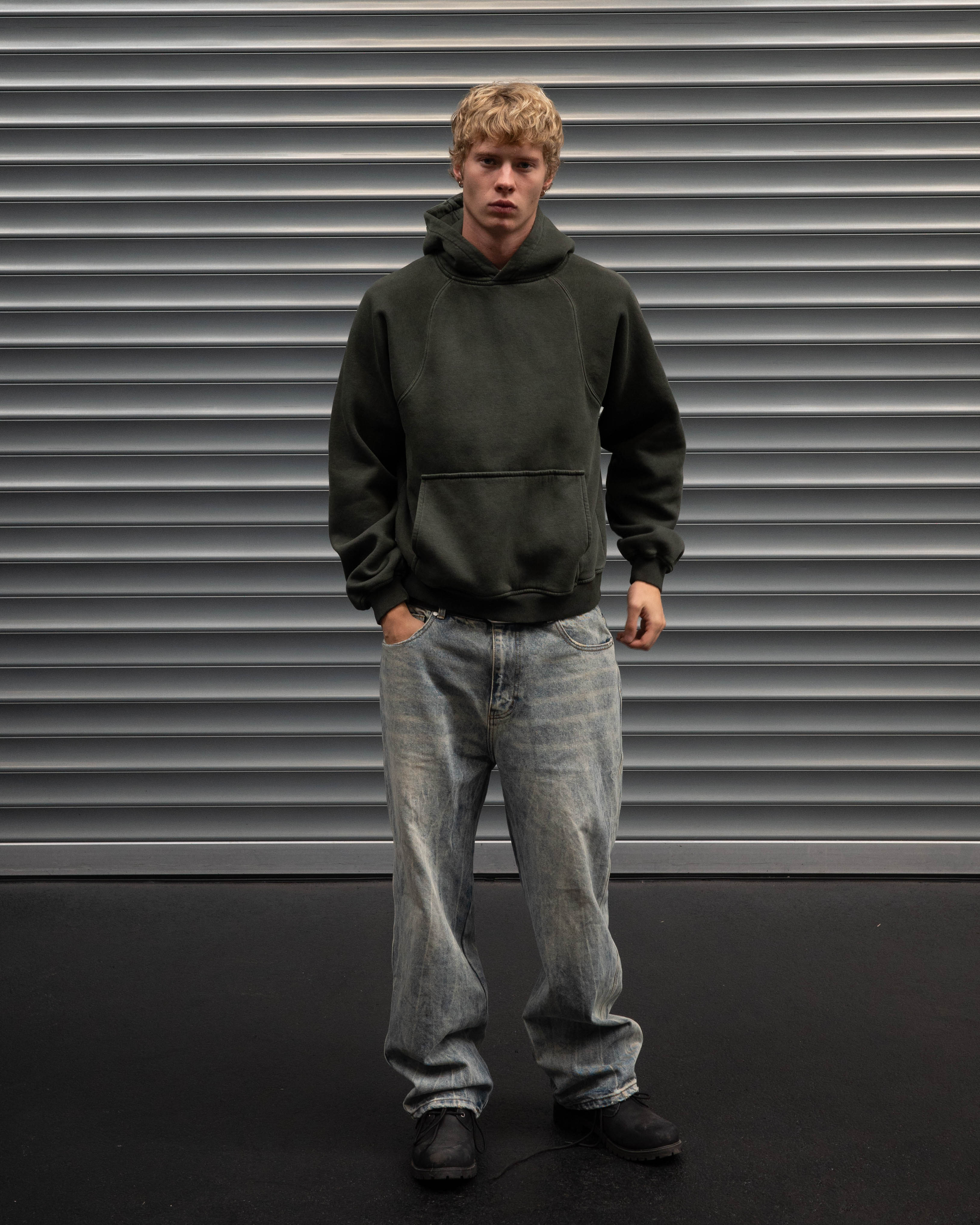 Vintage Baselayer Hoodie X 140F - slate grey - Image 5